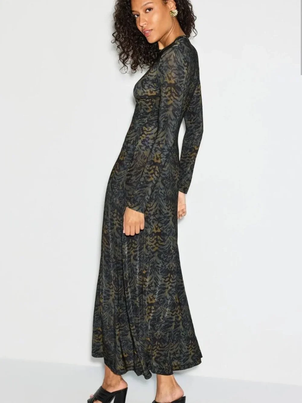 Ulla Johnson Amari Jersey Long Sleeve Dress Size XS MSRP $490 - Picture 2 of 13
